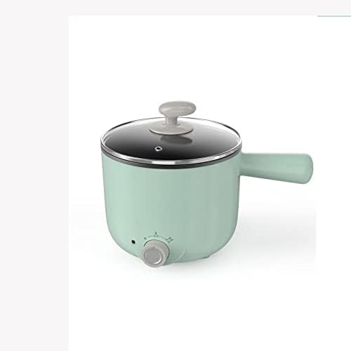 Mini Electric Skillet 1.2L Portable Rice Cooker Non-stick Multi Hot Pot for Travel Office School(E)