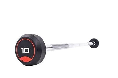 MONEX Rubber Coated Fixed Barbells with Straight Bar -10 KG (B09F9WL7FW) Amazon Price History, Amazon Price Tracker