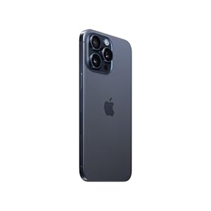 Apple iPhone 15 Pro Max, 256GB, Blue Titanium – Unlocked (Renewed)