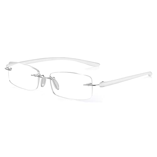 Frame Free Reading Glasses, Non Prescription Eyeglasses & Reading Sunglasses, Lightweight Stylish Design