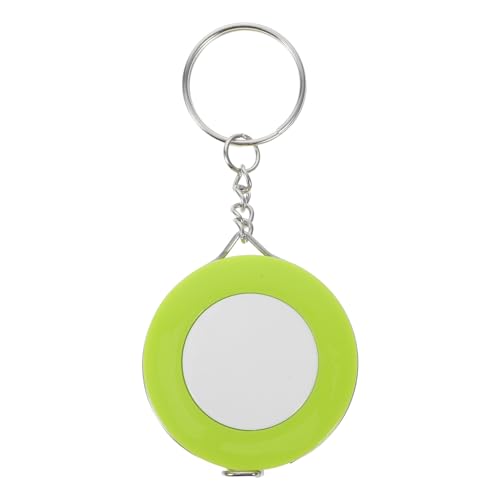 Ciieeo ポータブルソフトテープメジャー キーホルダー付き 軽量コンパクト 正確な計測 衣類 手芸用 糸編みや編み物に グリーン