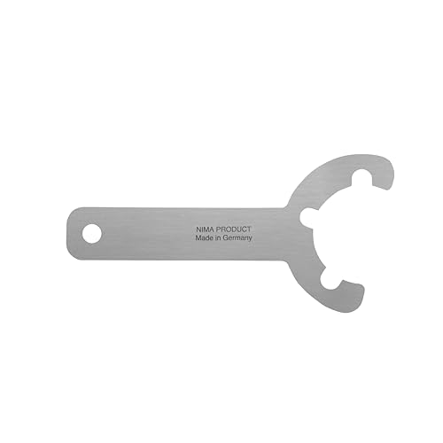 NIMA PRODUCT Gasflaschenschlüssel made in Germany Edelstahl Schlüssel für Gasventil für den Schlüsselbund (Gasflaschenschlüssel)