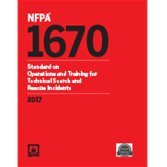 NFPA 1670, Standard on Operations and Training for Technical Search and Rescue Incidents, 2017 edition x