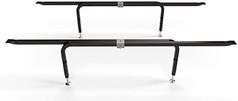 Best Imported Products Universal Bed Slats Center Support System | Adjustable Tubular Steel with 4 Legs | Fits Full, Queen, King & California King Bed Frames