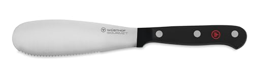 W&Uuml;STHOF Gourmet 5' Spreader Knife,Black