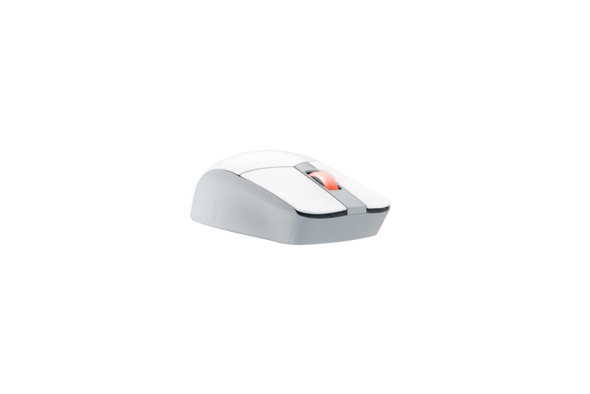 ASUS ROG Strix Impact III Wireless White - lekka oburęczna mysz do gier bez drutu 57g, czujnik optyczny AimPoint 36000 DPI, łączność Trimode, odbiornik ROG Omni