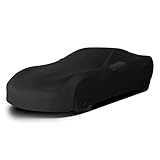 BIHEE Indoor Car Cover for Corvette Velvet Stretch Full Cover Protection for Automobiles for Dust-Proof, Underground Garage, Car Show,Fits Car up to 189 inches