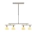 Produktbild Lindby Pendelleuchte 'Kordelia' (Modern) in Alu aus Metall u.a. für Wohnzimmer & Esszimmer (4 flammig, E14) - Deckenlampe, Esstischlampe, Hängelampe, Hängeleuchte, Wohnzimmerlampe