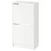 IKEA Bissa Schuhschrank mit 2 Fächern weiß (49x28x93 cm)