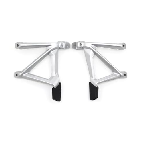 Repose-pieds passager arrière en aluminium argent de haute précision pour GS LC