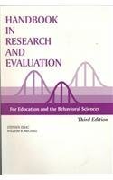 Handbook in Research and Evaluation B0018FP9D4 Book Cover