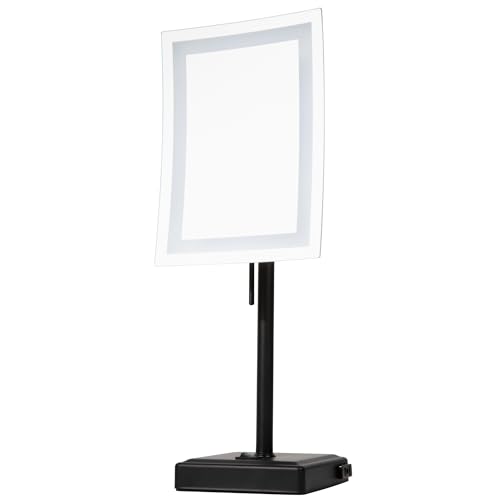 Espejo de maquillaje Jerdon con luz LED y aumento 5X