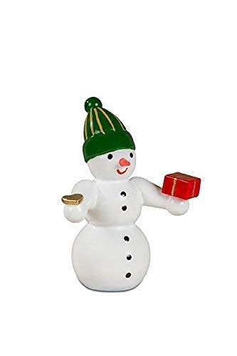 Bonhomme de neige en nid d'abeille de 6 cm deco de Noel en papier pli et pliable