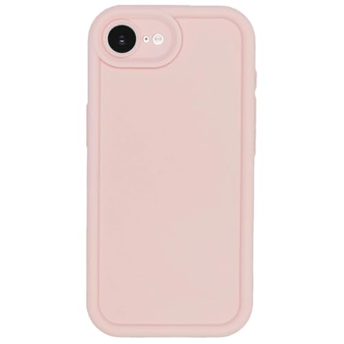 Image of Puxicu Slim Case for iPhone 16E, Enhanced Camera Protection, Shockproof Skin-Friendly Touch Soft Case Cover for iPhone 16E Phone 6.1 inch, Light Pink