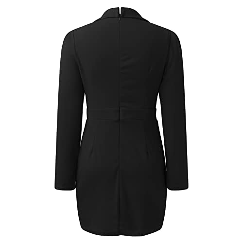 Womens Blazer Open Front Sexy Elegant Formal Suit Jackets Dress for Work Office Business Coat Foreign Jackets3