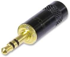 Jack Cuffie Connettore Mini Jack Stereo 3,5mm Neutrik Rean NYS231BG-LL - Placcatura In Oro Per Cavi Fino A 8mm Spinotto Audio Placcato Oro - Foto 8