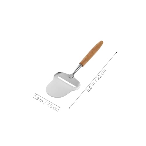 Alipis 2pcs rallador de queso y zester acero madera miniatura 7