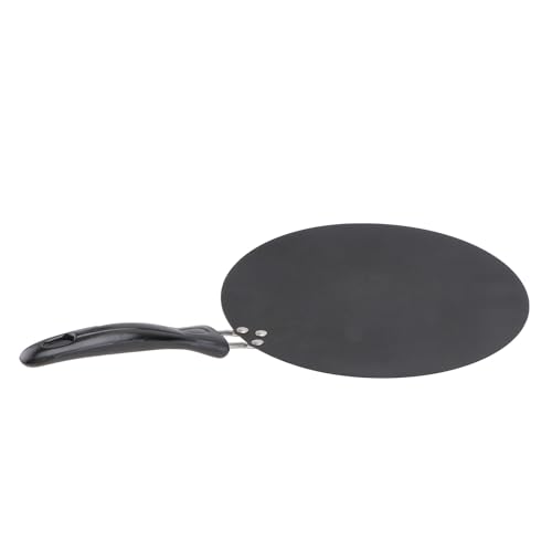 FRCOLOR Sartén de Hierro Negro para Cocinar Panqueques y Bistec, Adaptada para Cocina a Gas, Fácil de Limpiar y Uso Doméstico Cocina