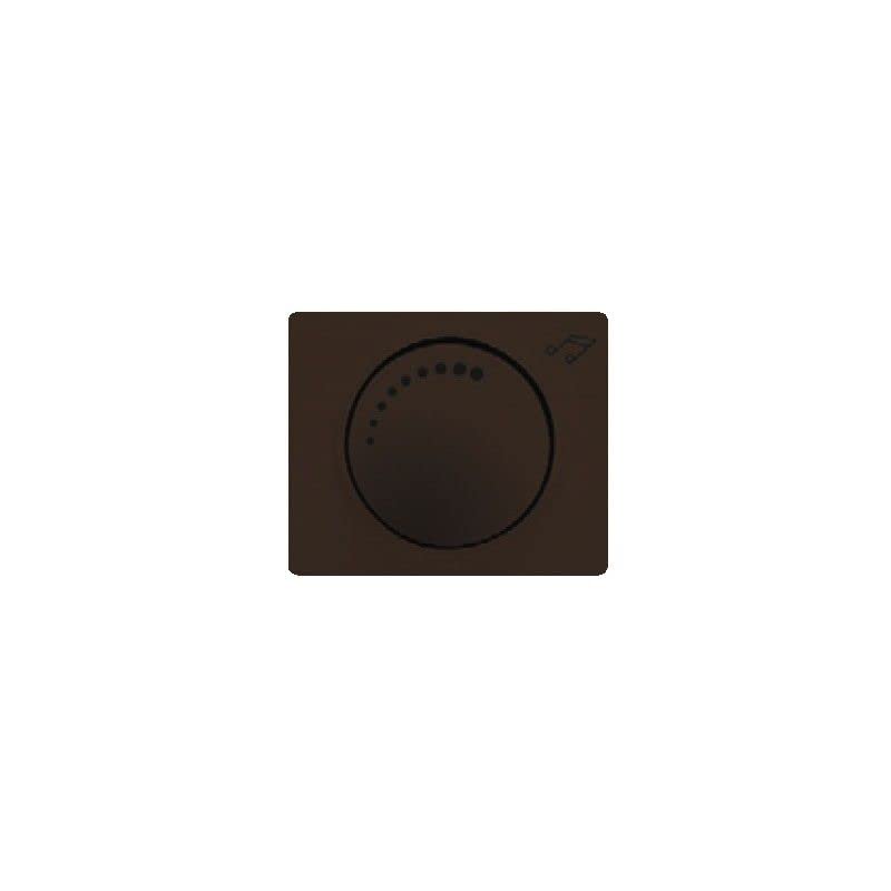 Cache potentiomètre haut-parleur chocolat BJC Iris pour intérieur chic