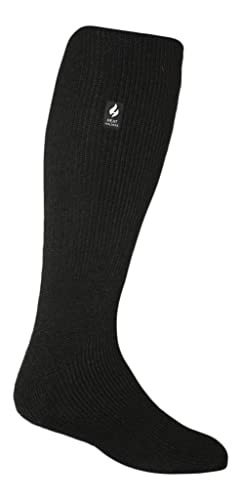HEAT HOLDERS - Mens Thick Extra Long Striped 2.3 TOG Winter Thermal Knee High Ski Socks