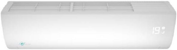 Front view of the Mando Split Air Conditioner indoor unit with its digital display showing '19'.