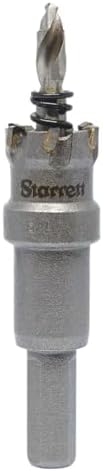 Starrett SM19 TCT Tungsten Carbide Tipped Sheet Metal Hole Saw, 3/4" Diameter (19 mm)