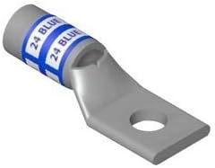 THOMAS & BETTS 54136 TERMINAL, COMPRESSION LUG, 3/8, CRIMP, 6AWG (10 pieces)