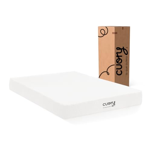 La mejor selección de Sams Colchones los 5 mejores. 48 CUORY | Colchón Matrimonial En Caja, Espuma De Alta Densidad, Colchon Memory Foam, Ergonomico, Hipoalergénico, 99x190x18 cm, Fibra De Alta Resistencia, Espuma Ortopedica Firmeza...