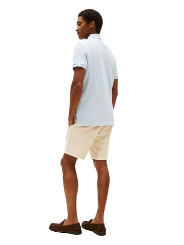 Image of Tommy Hilfiger Men's Short Sleeve Polo Shirts in Regular Fit With Stretch and Organic Pique Cotton