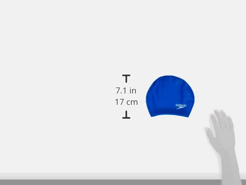 Speedo 7510036-004 Unisex-Adult Swim Cap Silicone Long Hair Blue thumb #7