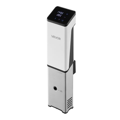 Image of VEVOR Sous Vide Precision Cooker, 850W Sous-Vide Cooking Machine, Immersion Circulator with LED Digital Display, Secure Clamp Design, Fast-Heating, Accurate Temperature & Timer Control, Sous-Vide