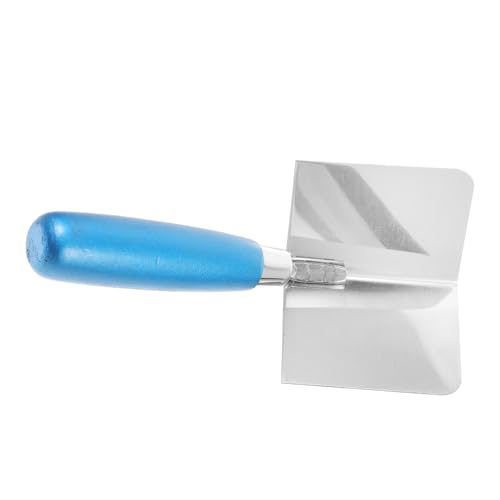 Yardenfun Paleta de Esquina Inoxidable con Mango Ergonómico Antideslizante para Acabado Esquinas Interiores y Exteriores de Enlucido