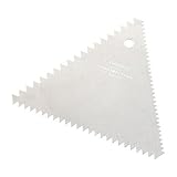 Ateco 1446 Decorating Comb, 3 Sided, 4 x 3.5