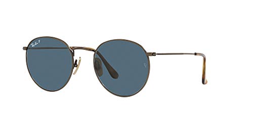 Image of Ray-Ban Unisex Rb8247 Round Titanium Round Sunglasses
