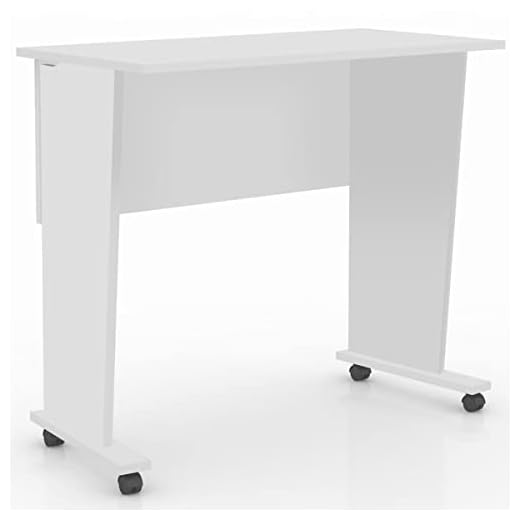 Mesa com rodizio ME4117 Branco