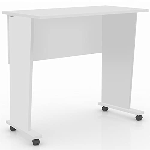 Mesa com rodizio ME4117 Branco Mesa com rodizio ME4117 Branco