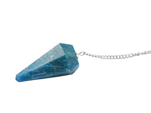 Image of Apatite Pendulum Dowsing Tool - Natural Crystal Pendulum for Spiritual Guidance - Premium Dowser Pendulum for Accurate Divination and Energy Healing - Perfect for Energy Healing and Chakra Balancing - Handcrafted with Precision and Elegance