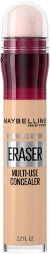 Maybelline NY Instant Age Rewind Corretivo Líquido, Multiuso que Corrige Olheiras e Linhas Finas, Contorna e Ilumina, Alta Cobertura e Fórmula Vegana, Cor 120 Light, 6ml