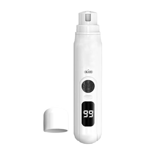 Eojpdji Tagliaunghie Elettrico per Cani | Tagliaunghie e Smerigliatore per Unghie Canine - Accessorio Toelettatura Casa e Viaggio per Cuccioli Gatti Conigli Taglia Piccola Media Grande