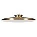 AFX SKYF19LAJD1SB Skye Flush Mount, Satin Brass