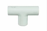 Manicotto a “T” per Canalina a Tubo Ispezionabile Reversibile Ø20 mm in PVC Autoestinguente IP40 per Impianti Elettrici a Vista Colore Grigio 5 Pezzi – LEMAG SRL