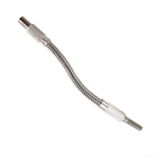 Besttoolifes Prolunga per punte da trapano con albero flessibile da 1/4, barra di estensione per trapano elettrico, avvitatore a percussione e cacciavite a cricchetto, in metallo, 150 mm-400 mm (200