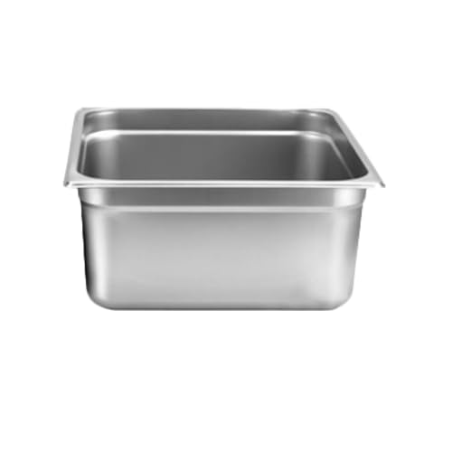 FSE STPA3236 Steam Table Pan, 2/3 Size, 6" deep, Anti-jam, 24 Gauge, 18/8 Stainless Steel, NSF (Made in China)