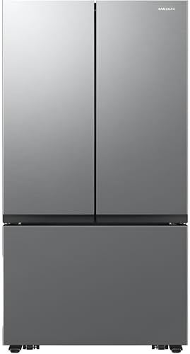 Image of Samsung 27 Cu. Ft. Smart 3-Door French Door Counter-Depth Refrigerator with Dual Auto Ice Maker, All-Around Cooling, Stainless Steel