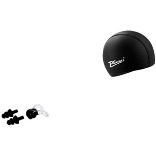 Óculos De Natação - Kit Com 5 Em 1 Proteção Uv Cor Preta, óculos de natação profissional