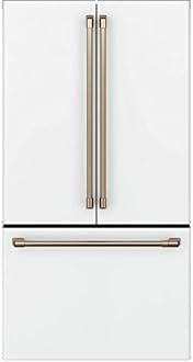 Cafe CWE23SP4MW2 23.1 cu. ft. Smart French Door Refrigerator in Matte White, Counter Depth and Fingerprint Resistant