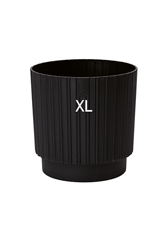 Macetero redondo con ranuras para plantas