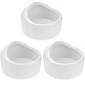 Balacoo 3pcs Hamster Feeding Bowls Ceramic Animal Dishes Food and Water Water Bowl for Mouse Dog (Random Color)