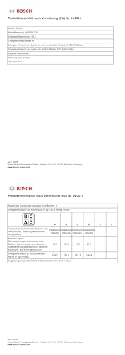 Foto von Bosch HKR39C250 Serie 4 Elektro-Standherd, 60 cm breit, EcoClean Direct Reinigungshilfe, 3D Heißluft Backen auf 3 Ebenen, LED-Display-Steuerung, erweiterbare Kochzone für großes Kochgeschirr