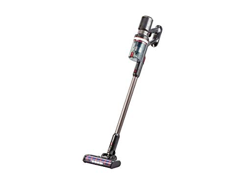 Monoprice Strata Pro Cordless Stick Vacuum Cleaner, 400W Power, 3 Power Settings 45 Minutes Run Time, Built in LEDs, Wall Mount & Attachments Included